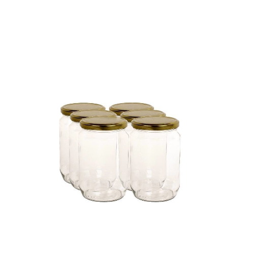 STAKLENKE 720 ml + POKLOPAC  6 kom