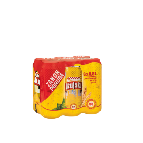 Ožujsko 0,5L 6-pack 1L=2,33€ mpc 02.05.=8,19€